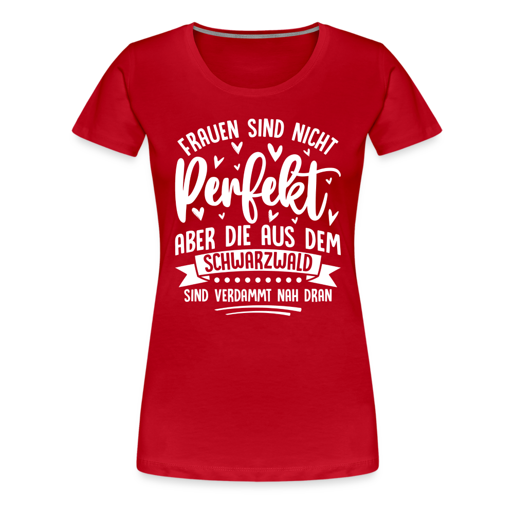 Frauen aus dem Schwarzwald lustiges Premium T-Shirt Damen - Rot