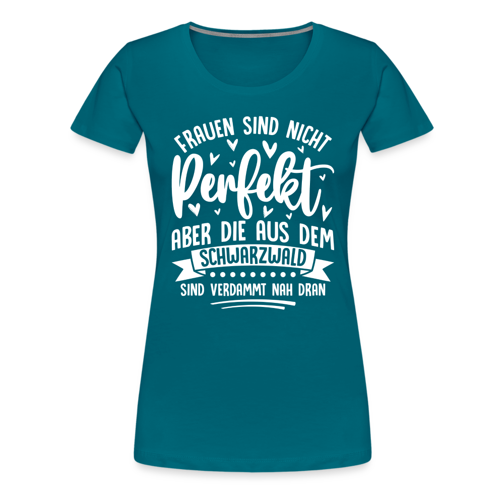Frauen aus dem Schwarzwald lustiges Premium T-Shirt Damen - Divablau