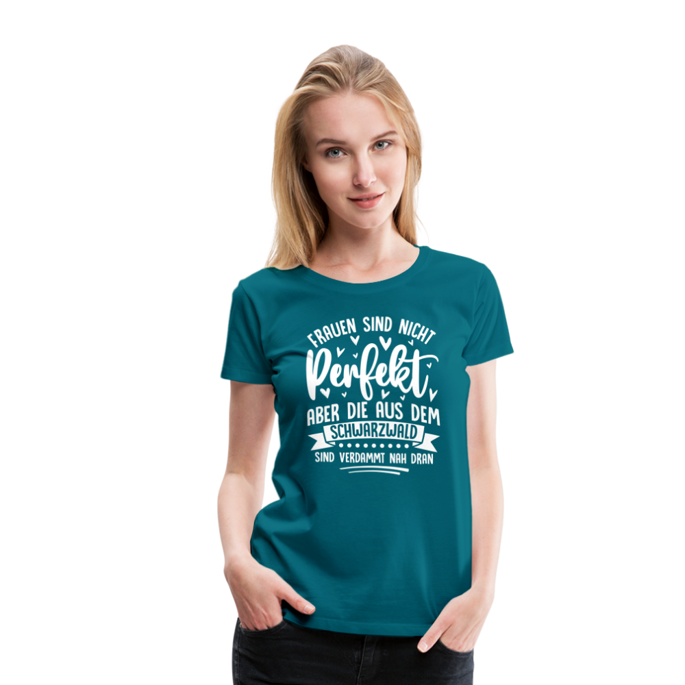 Frauen aus dem Schwarzwald lustiges Premium T-Shirt Damen - Divablau