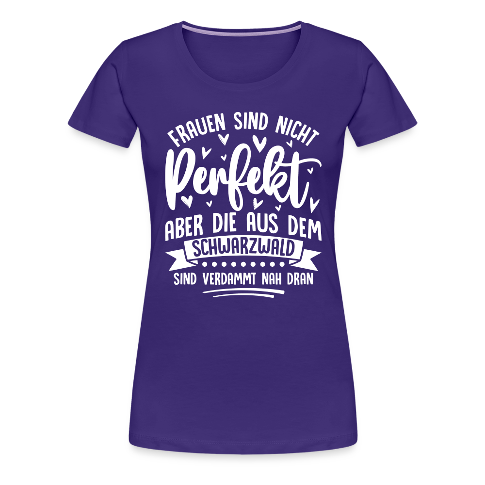Frauen aus dem Schwarzwald lustiges Premium T-Shirt Damen - Lila