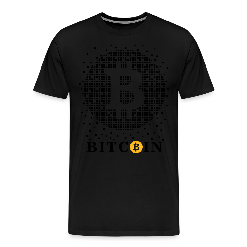 Bitcoin Krypto 1 Premium T-Shirt Herren - Schwarz