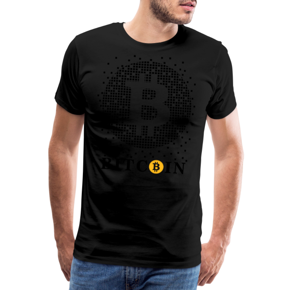 Bitcoin Krypto 1 Premium T-Shirt Herren - Schwarz