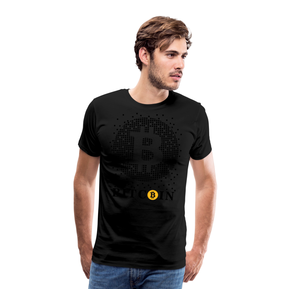 Bitcoin Krypto 1 Premium T-Shirt Herren - Schwarz