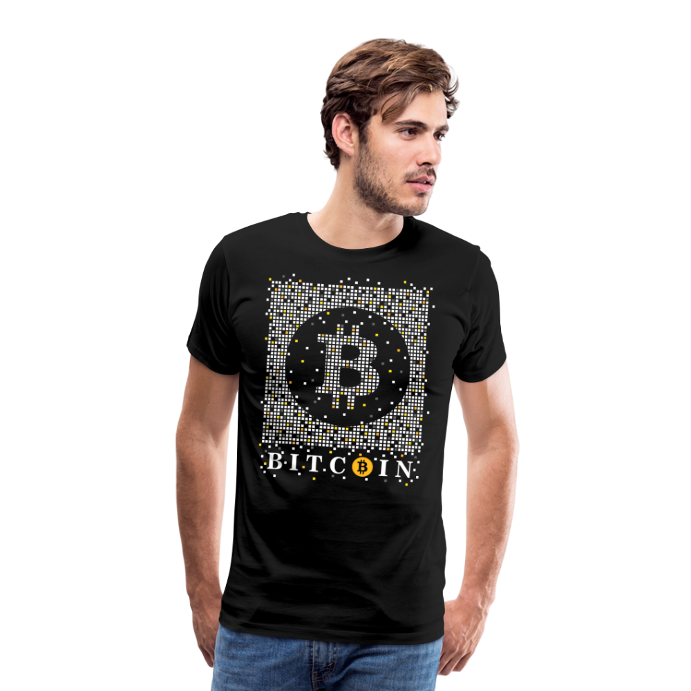 Bitcoin Krypto 3 Premium T-Shirt Herren - Schwarz