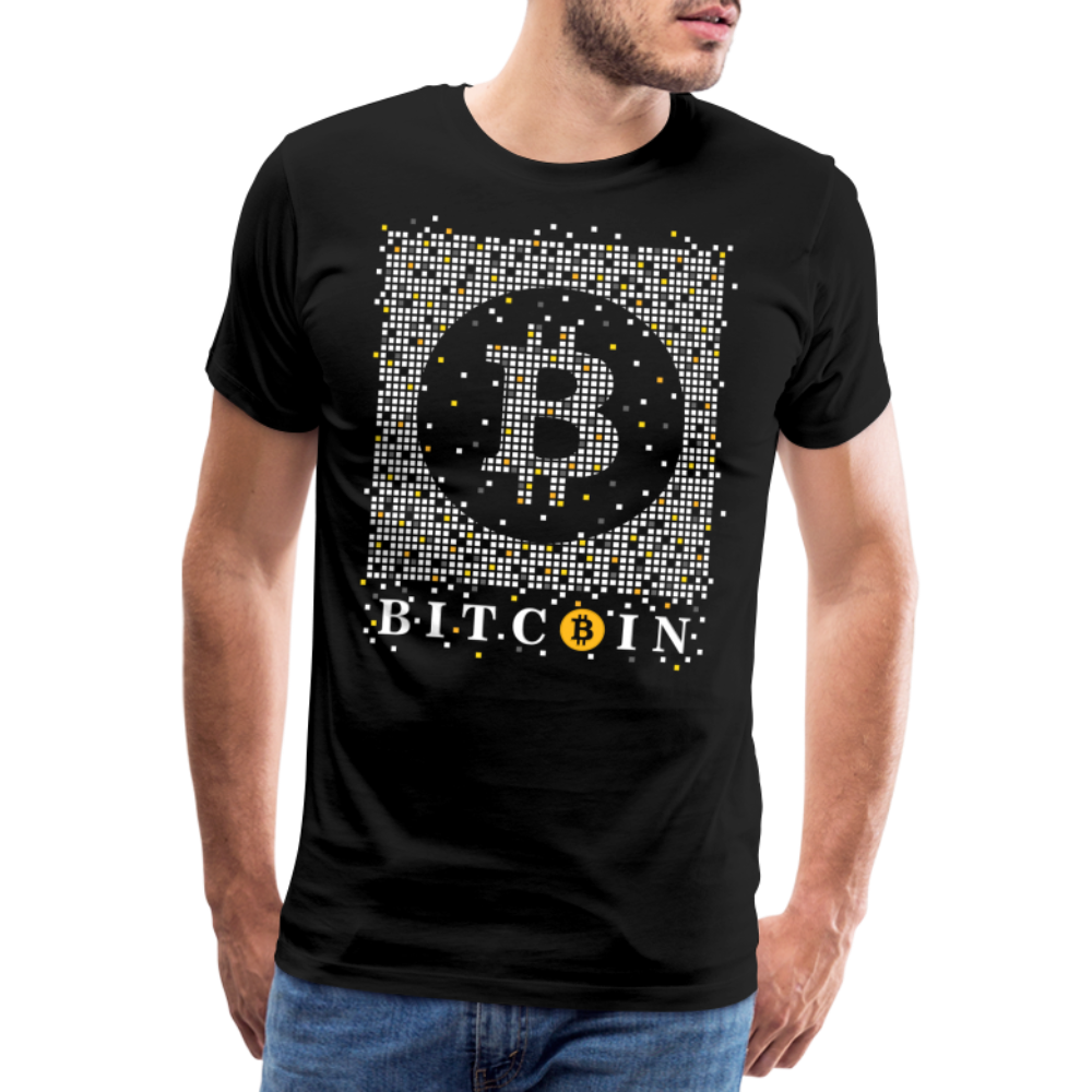 Bitcoin Krypto 3 Premium T-Shirt Herren - Schwarz