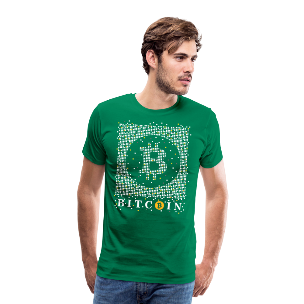Bitcoin Krypto 3 Premium T-Shirt Herren - Kelly Green