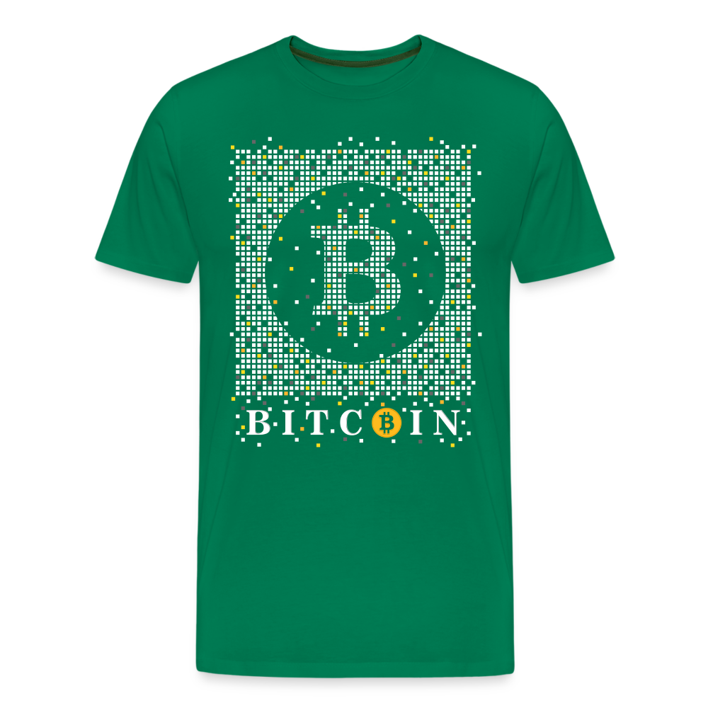 Bitcoin Krypto 3 Premium T-Shirt Herren - Kelly Green
