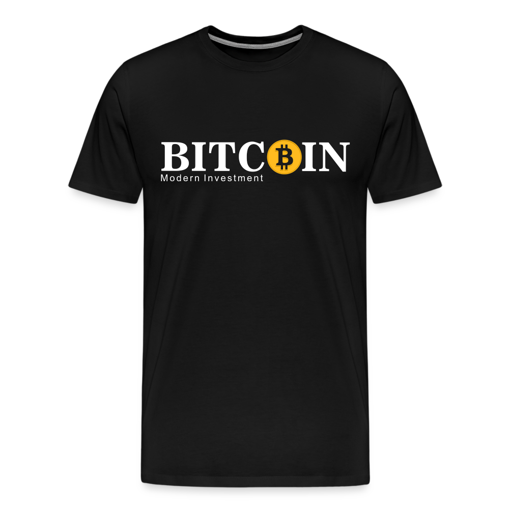 Bitcoin Krypto 6 Premium T-Shirt Herren - Schwarz