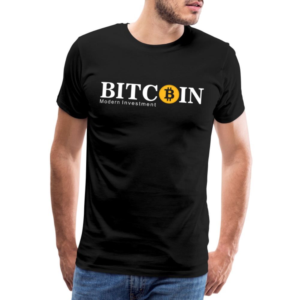 Bitcoin Krypto 6 Premium T-Shirt Herren - Schwarz