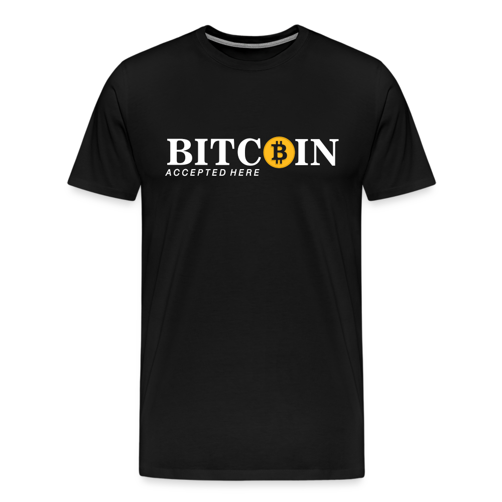 Bitcoin Krypto 7 Premium T-Shirt Herren - Schwarz