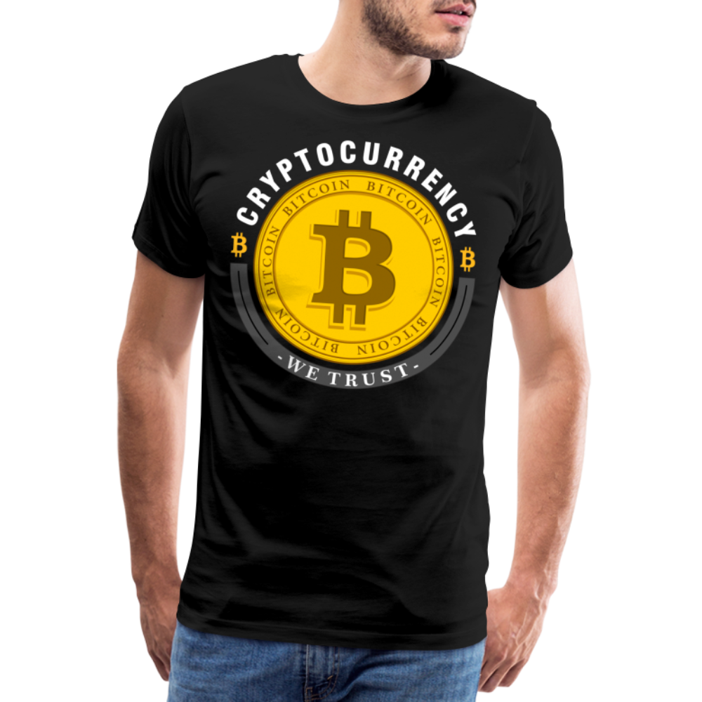 Bitcoin Krypto 9 Premium T-Shirt Herren - Schwarz