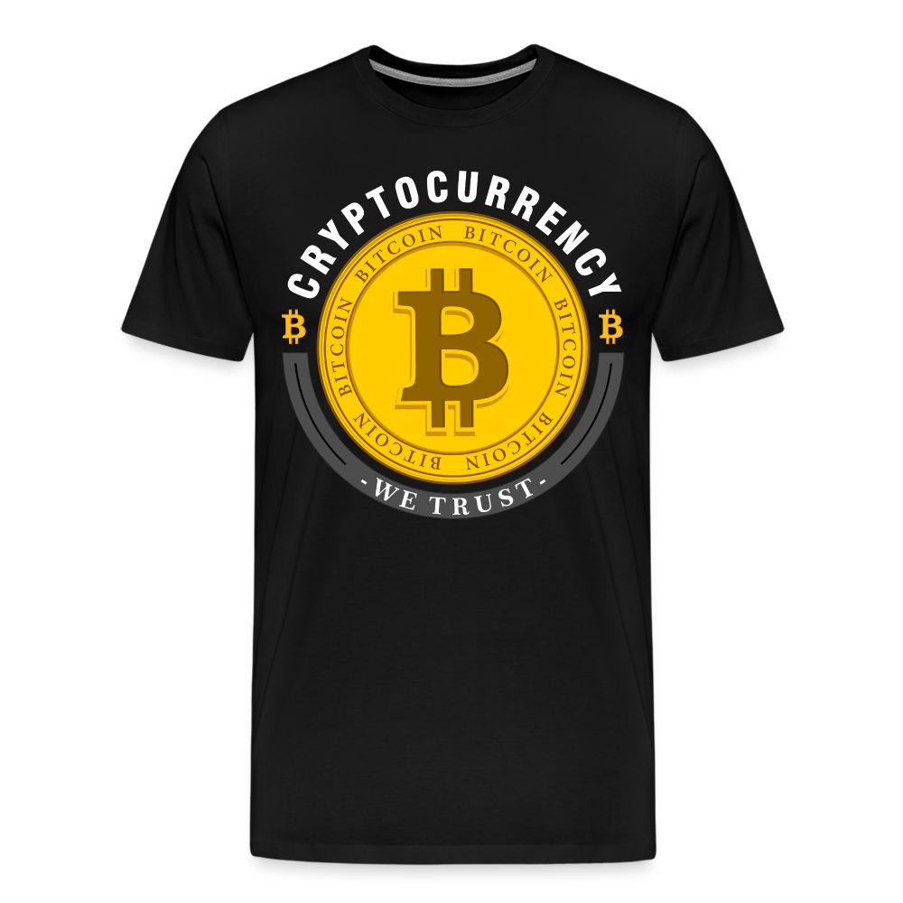 Bitcoin Krypto 9 Premium T-Shirt Herren - Schwarz