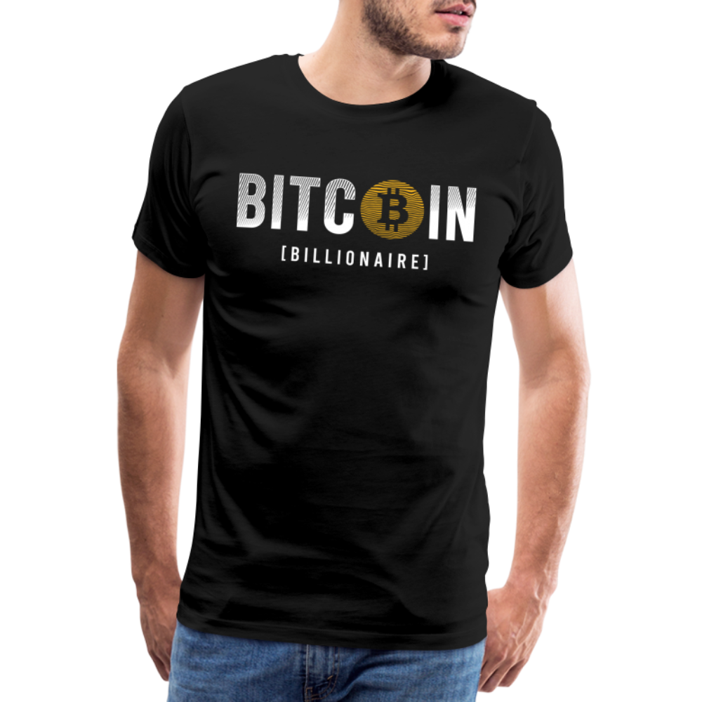 Bitcoin Krypto 10 Premium T-Shirt Herren - Schwarz