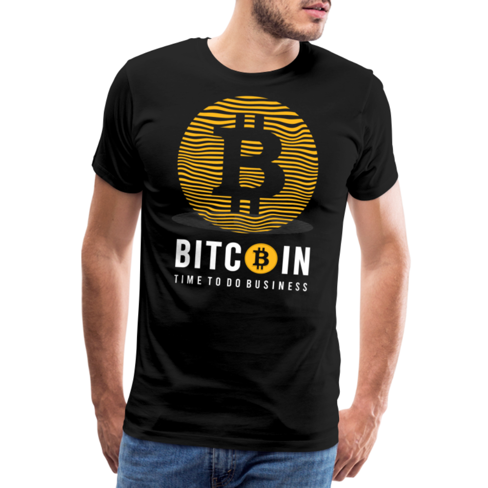 Bitcoin Krypto 11 Premium T-Shirt Herren - Schwarz