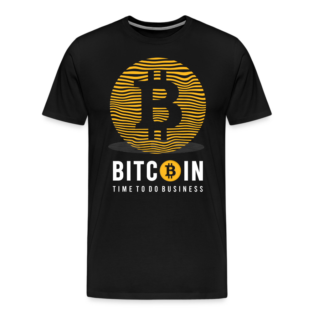 Bitcoin Krypto 11 Premium T-Shirt Herren - Schwarz