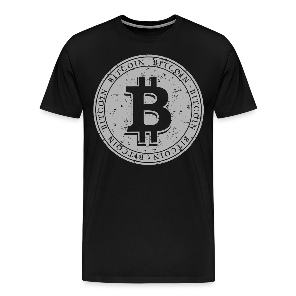 Bitcoin Krypto 14 Premium T-Shirt Herren - Schwarz