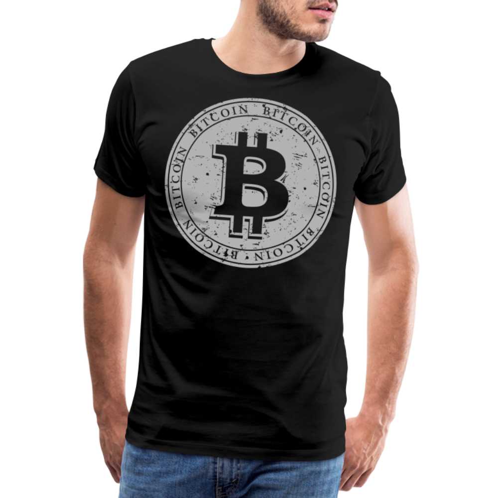 Bitcoin Krypto 14 Premium T-Shirt Herren - Schwarz