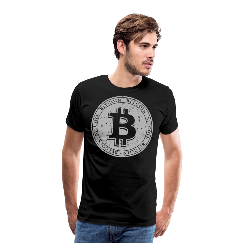 Bitcoin Krypto 14 Premium T-Shirt Herren - Schwarz