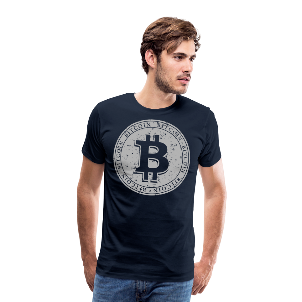 Bitcoin Krypto 14 Premium T-Shirt Herren - Navy