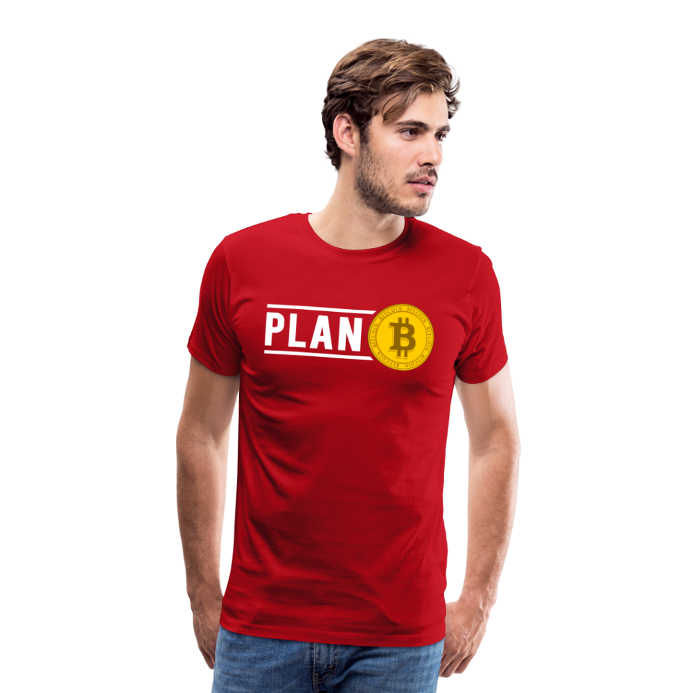 Bitcoin Krypto 15 Premium T-Shirt Herren - Rot