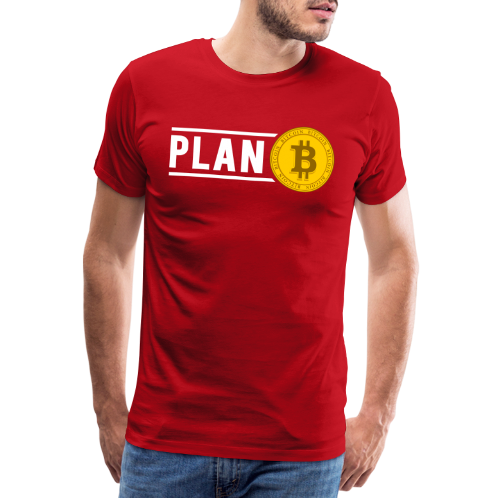 Bitcoin Krypto 15 Premium T-Shirt Herren - Rot