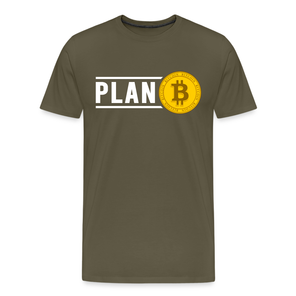 Bitcoin Krypto 15 Premium T-Shirt Herren - Khaki