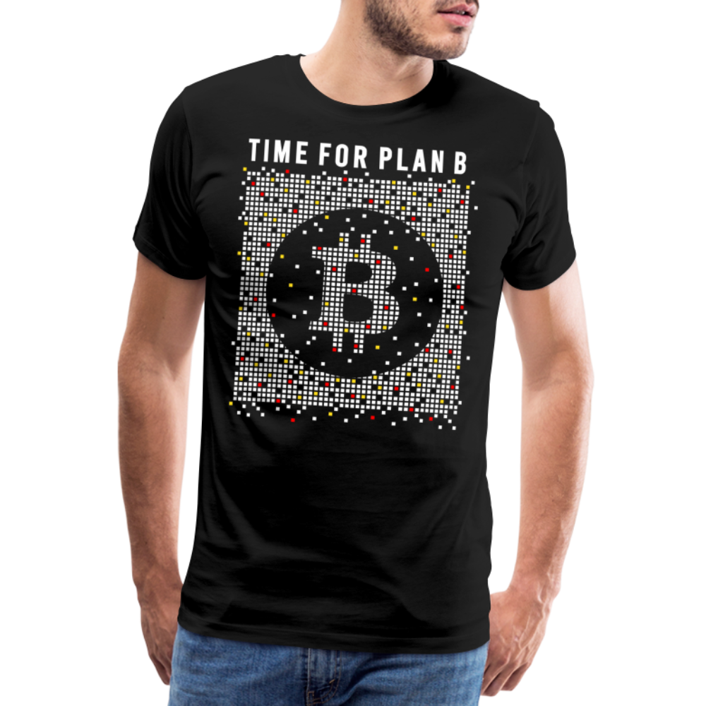 Bitcoin Krypto 16 Premium T-Shirt Herren - Schwarz