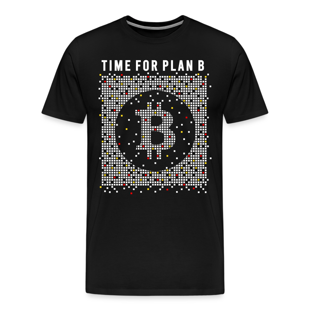 Bitcoin Krypto 16 Premium T-Shirt Herren - Schwarz