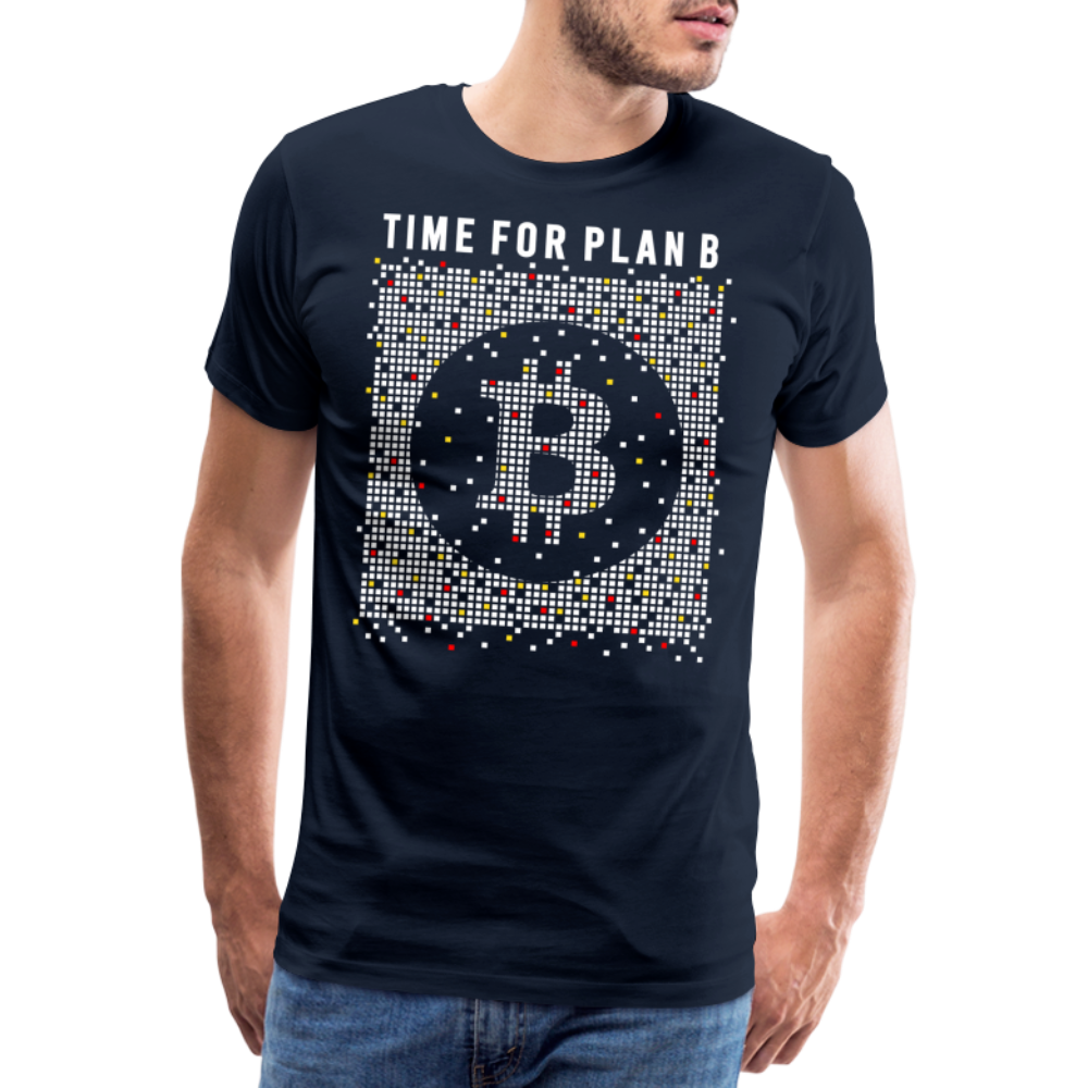 Bitcoin Krypto 16 Premium T-Shirt Herren - Navy