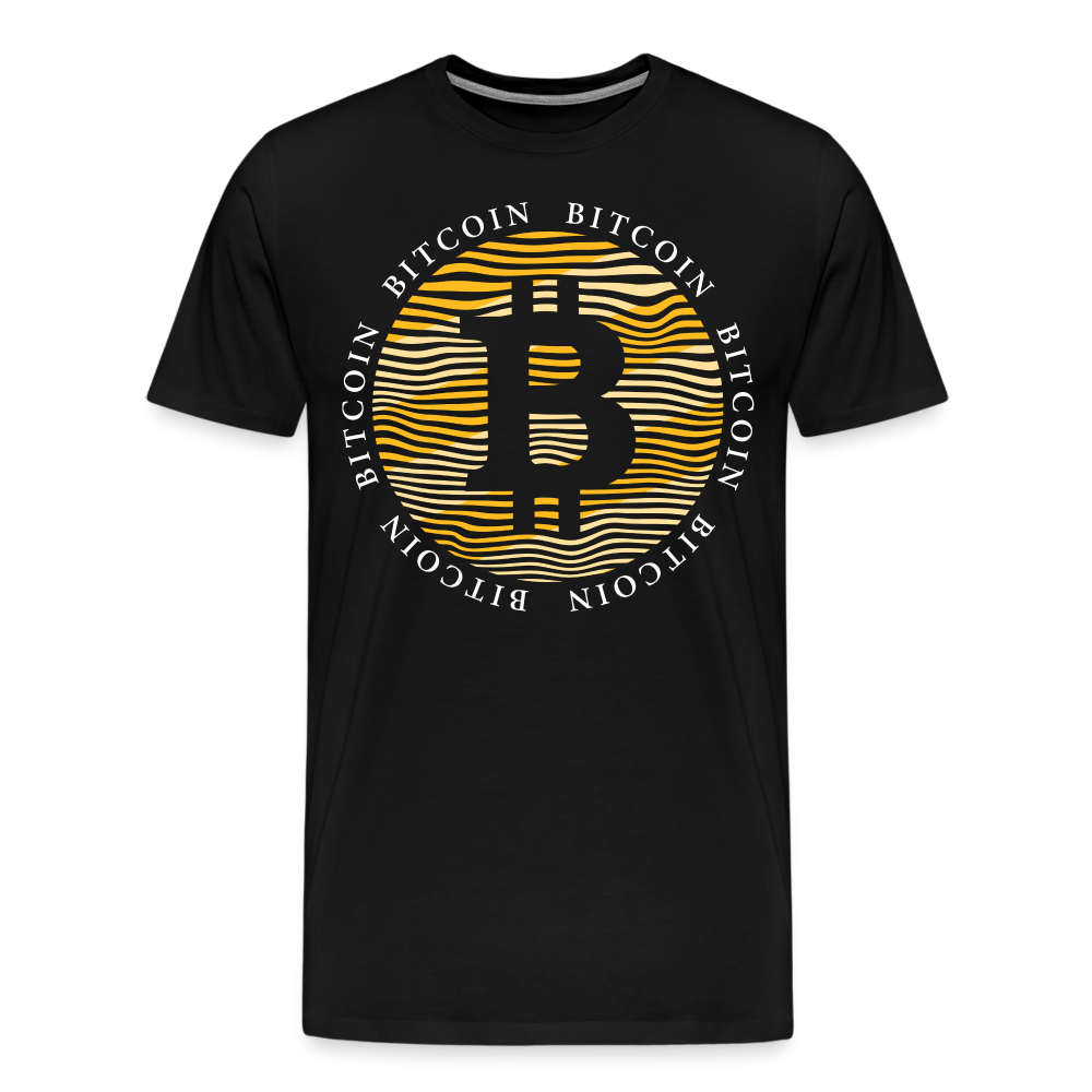 Bitcoin Krypto 17 Premium T-Shirt Herren - Schwarz