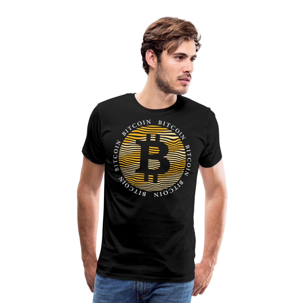 Bitcoin Krypto 17 Premium T-Shirt Herren - Schwarz