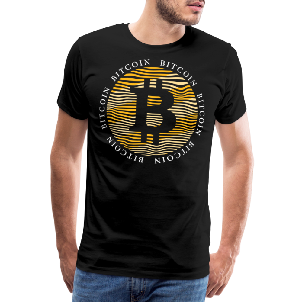 Bitcoin Krypto 17 Premium T-Shirt Herren - Schwarz