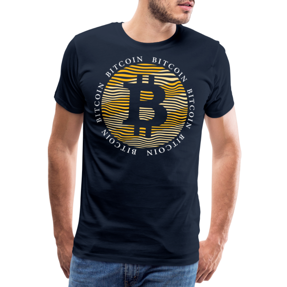 Bitcoin Krypto 17 Premium T-Shirt Herren - Navy