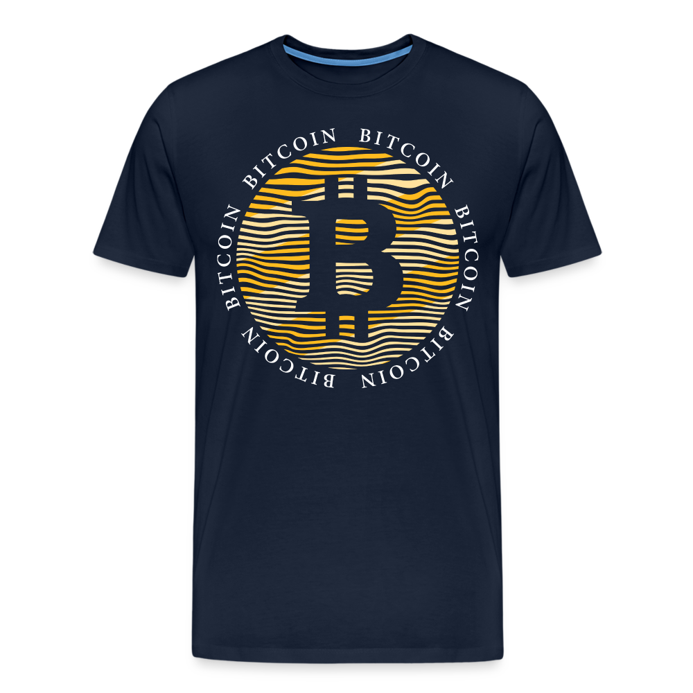 Bitcoin Krypto 17 Premium T-Shirt Herren - Navy