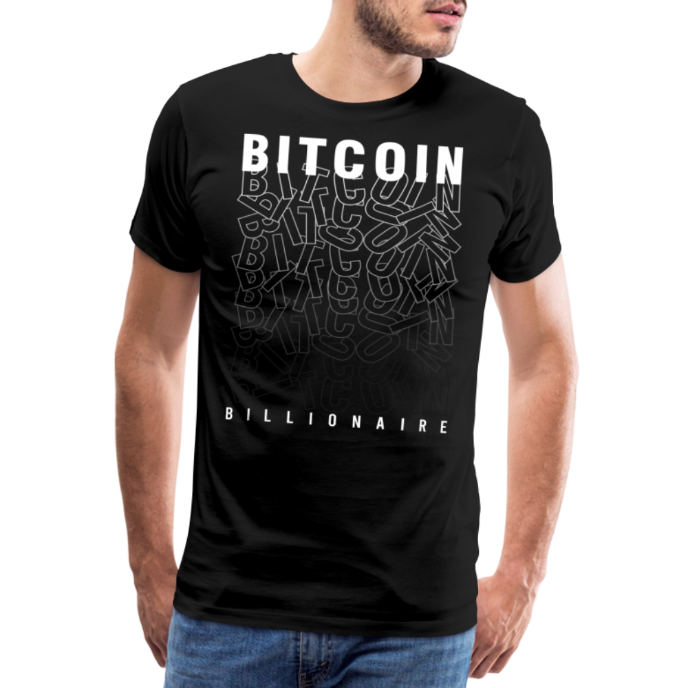 Bitcoin Krypto 18 Premium T-Shirt Herren - Schwarz