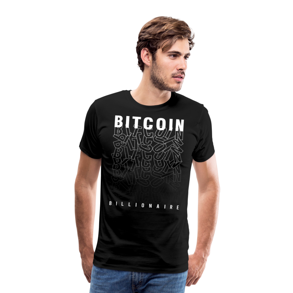 Bitcoin Krypto 18 Premium T-Shirt Herren - Schwarz