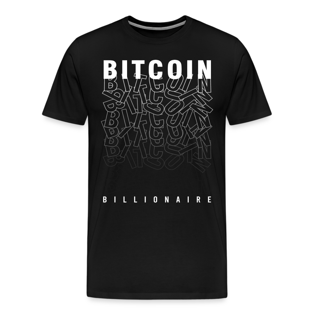 Bitcoin Krypto 18 Premium T-Shirt Herren - Schwarz