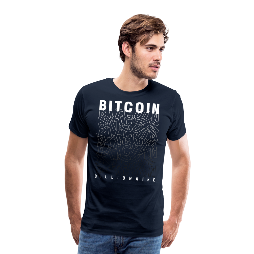 Bitcoin Krypto 18 Premium T-Shirt Herren - Navy
