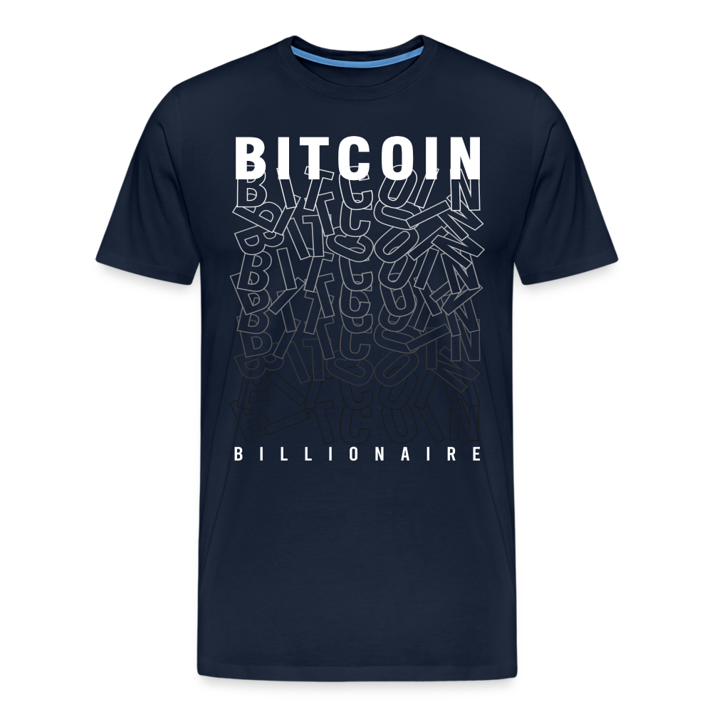 Bitcoin Krypto 18 Premium T-Shirt Herren - Navy