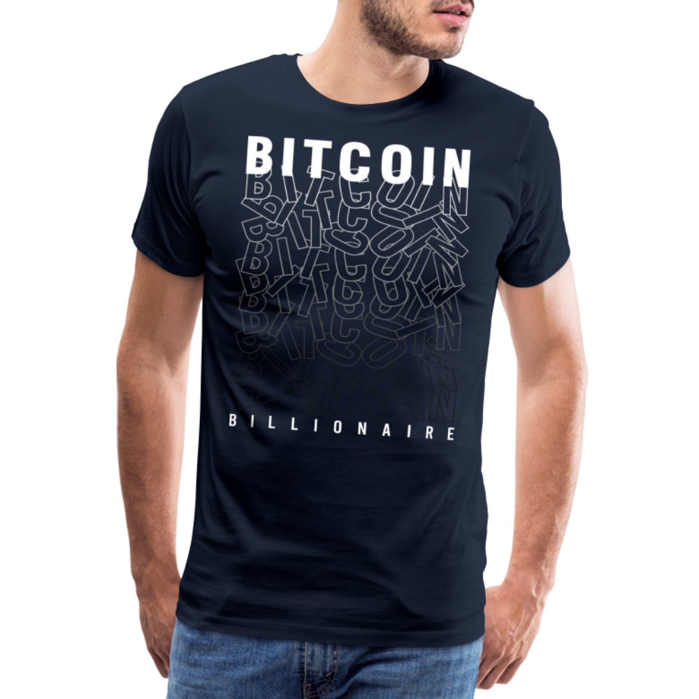 Bitcoin Krypto 18 Premium T-Shirt Herren - Navy