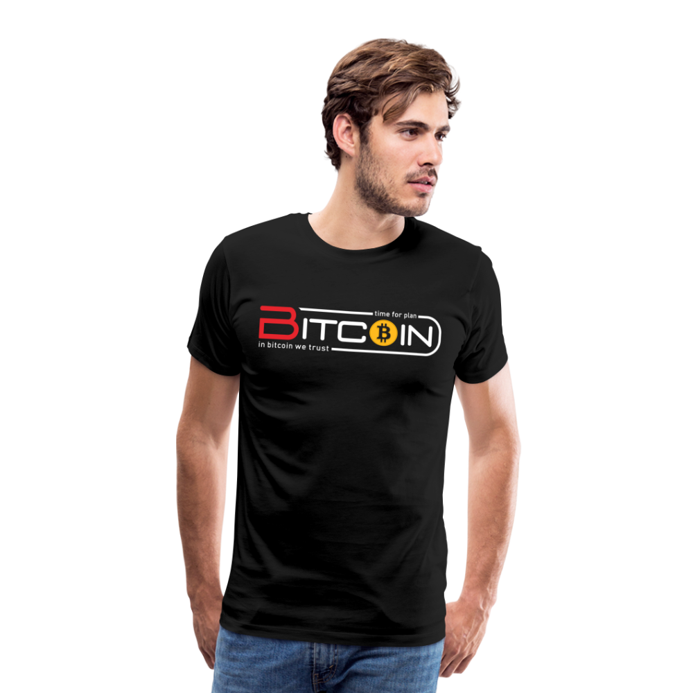 Bitcoin Krypto 19 Premium T-Shirt Herren - Schwarz