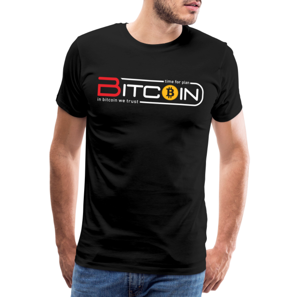 Bitcoin Krypto 19 Premium T-Shirt Herren - Schwarz