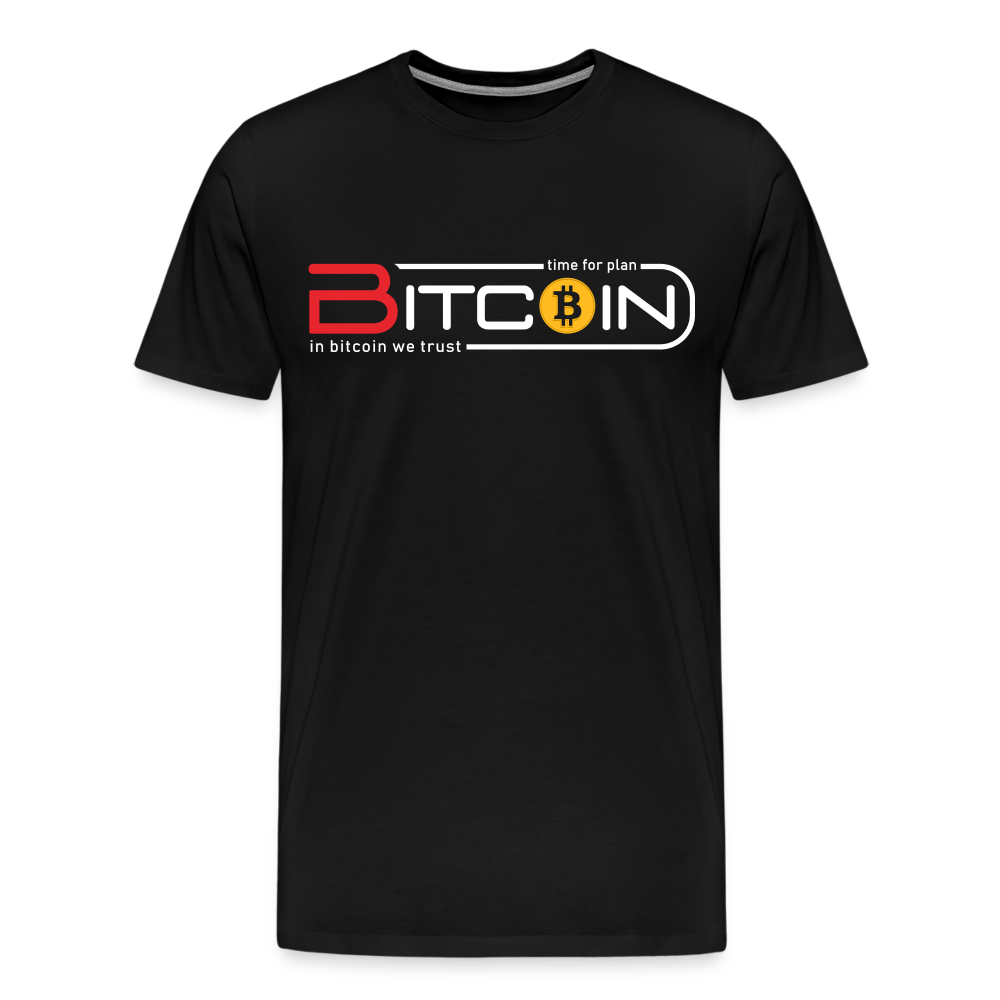 Bitcoin Krypto 19 Premium T-Shirt Herren - Schwarz