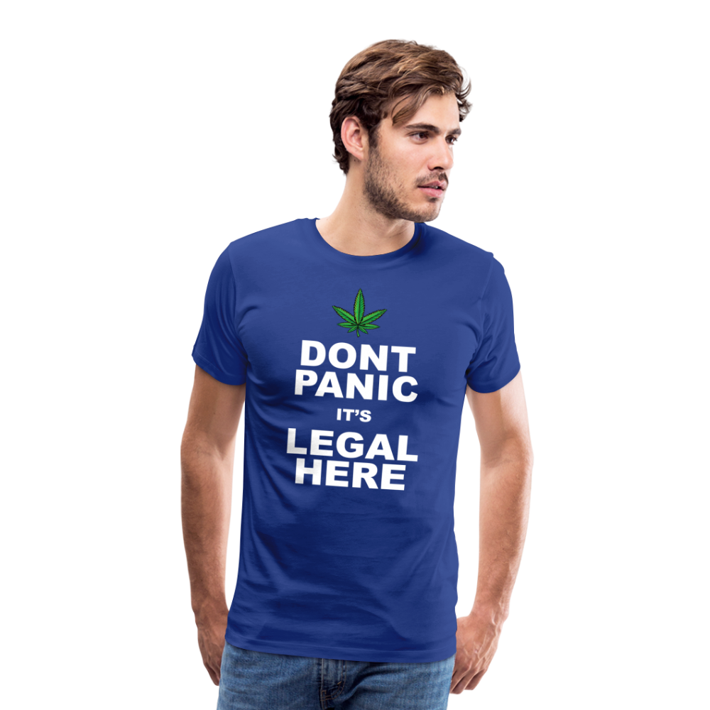 Cannabis legal Bong Hanfblatt Weed lustiges Premium T-Shirt Herren - Königsblau