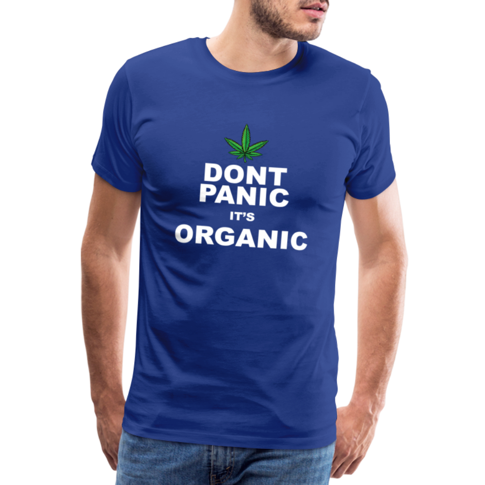 Cannabis its Organic Bong Hanfblatt Weed lustiges Premium T-Shirt Herren - Königsblau