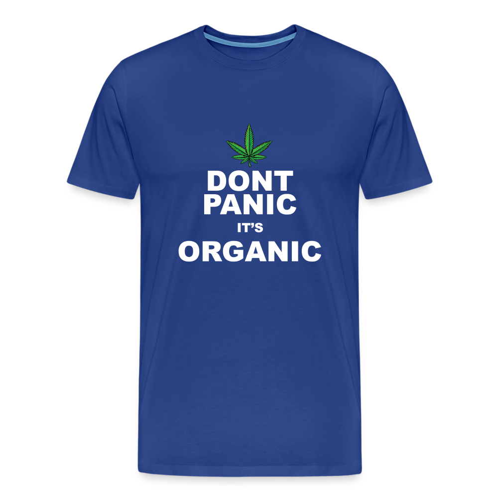Cannabis its Organic Bong Hanfblatt Weed lustiges Premium T-Shirt Herren - Königsblau