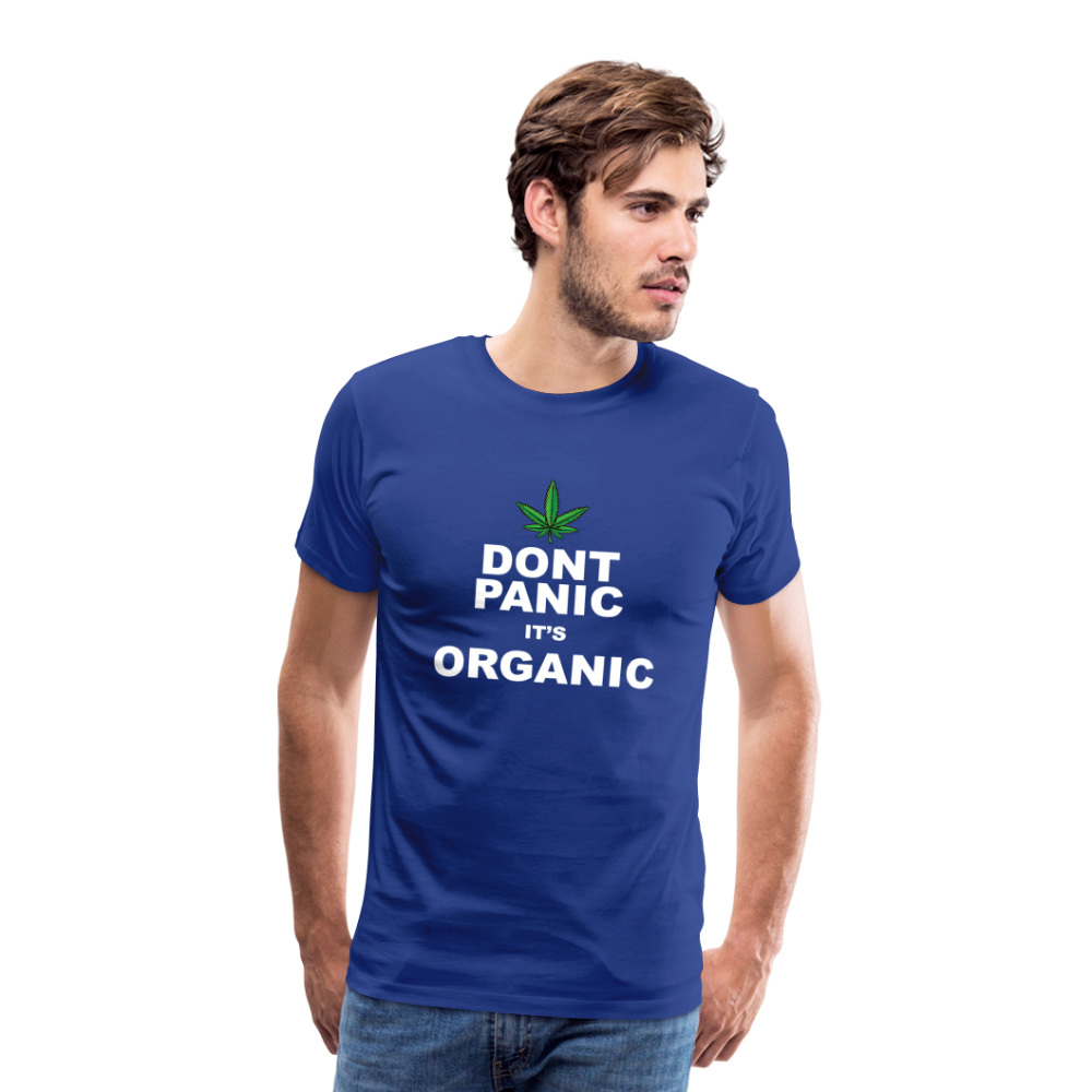 Cannabis its Organic Bong Hanfblatt Weed lustiges Premium T-Shirt Herren - Königsblau