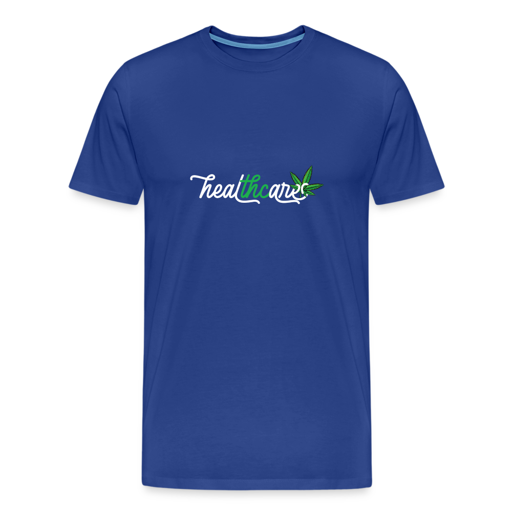 Cannabis heat Bong Hanfblatt Weed lustiges Premium T-Shirt Herren - Königsblau