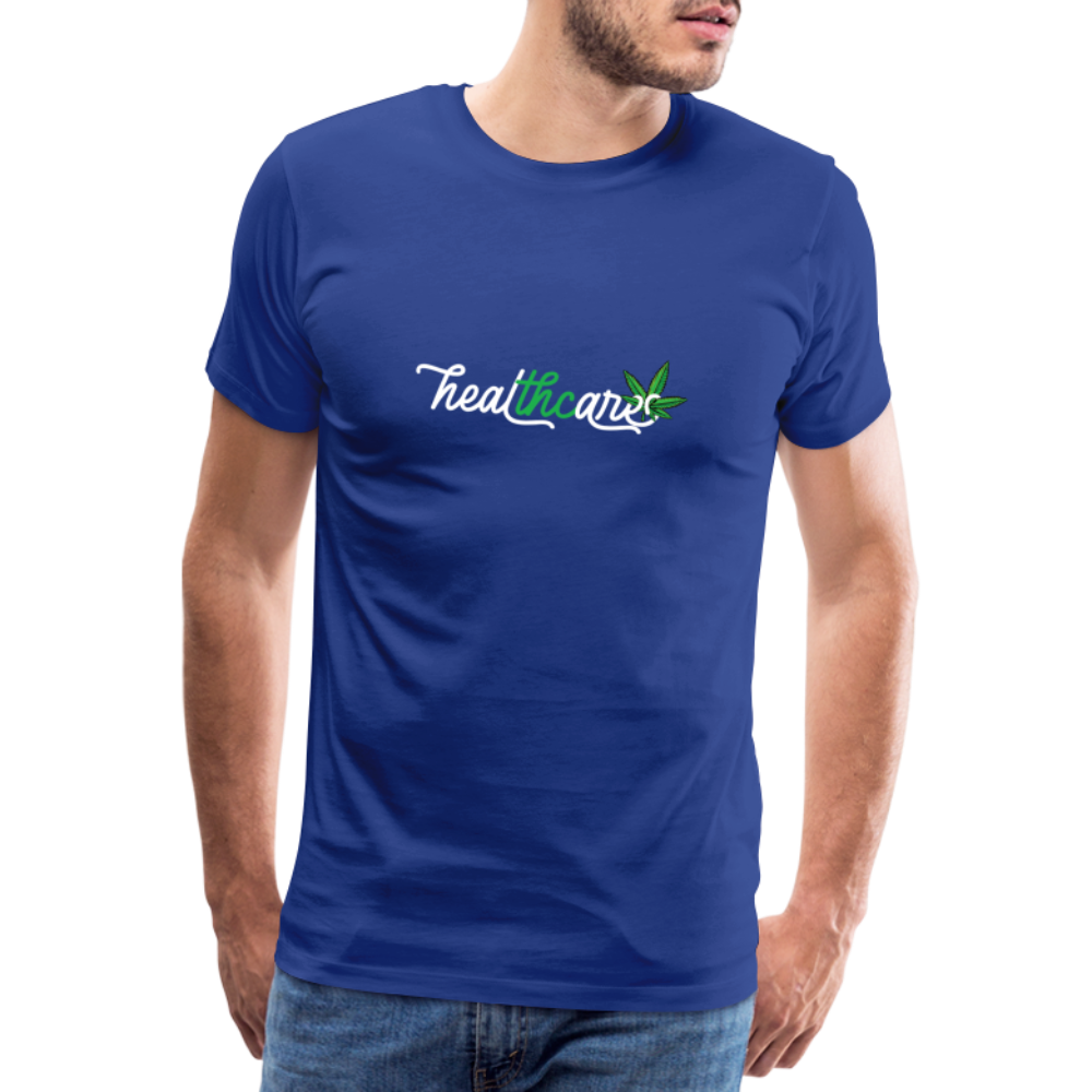 Cannabis heat Bong Hanfblatt Weed lustiges Premium T-Shirt Herren - Königsblau