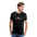 Papa heartbeat lustiges Premium T-Shirt Herren - Schwarz